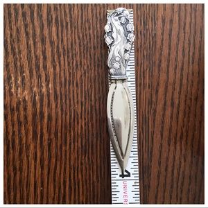 Vintage Sterling Silver Filigree Bookmark 4” FINAL